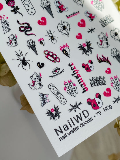 Nail Water Decal 79 NailWD