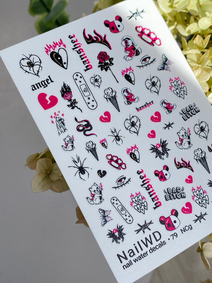 Nail Water Decal 79 NailWD