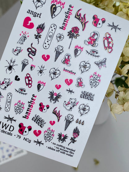 Nail Water Decal 79 NailWD