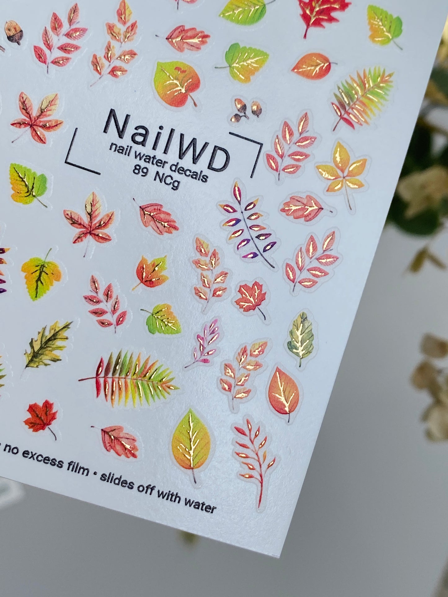 Nail Water Decal 89 NailWD