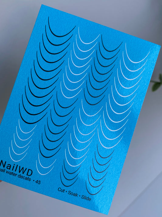 Nail Water Decal 45 NailWD