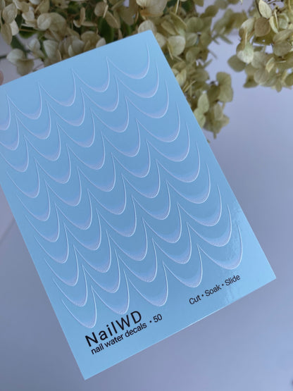 Nail Water Decal 50 NailWD