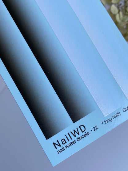 Nail Water Decal 22 NailWD