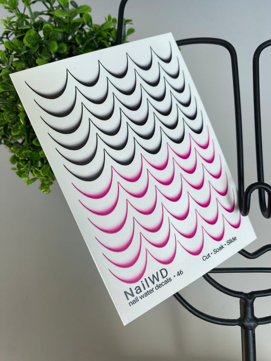 Nail Water Decal 46 NailWD