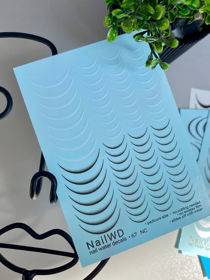 Nail Water Decal 67 NailWD