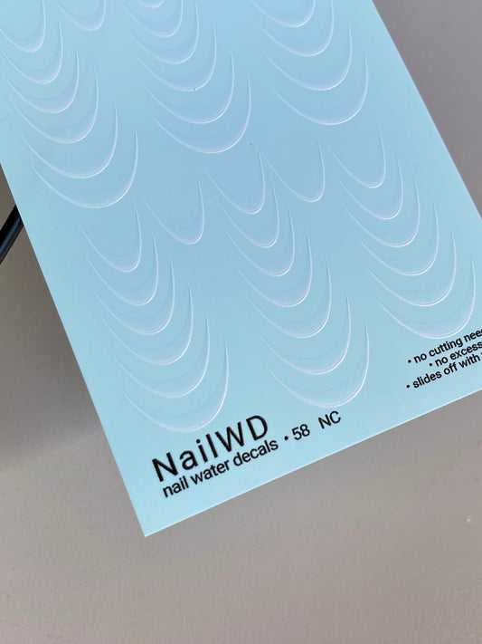 Nail Water Decal 58 NailWD