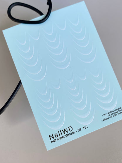 Nail Water Decal 58 NailWD