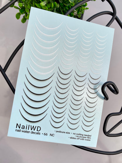 Nail Water Decal 66 NailWD