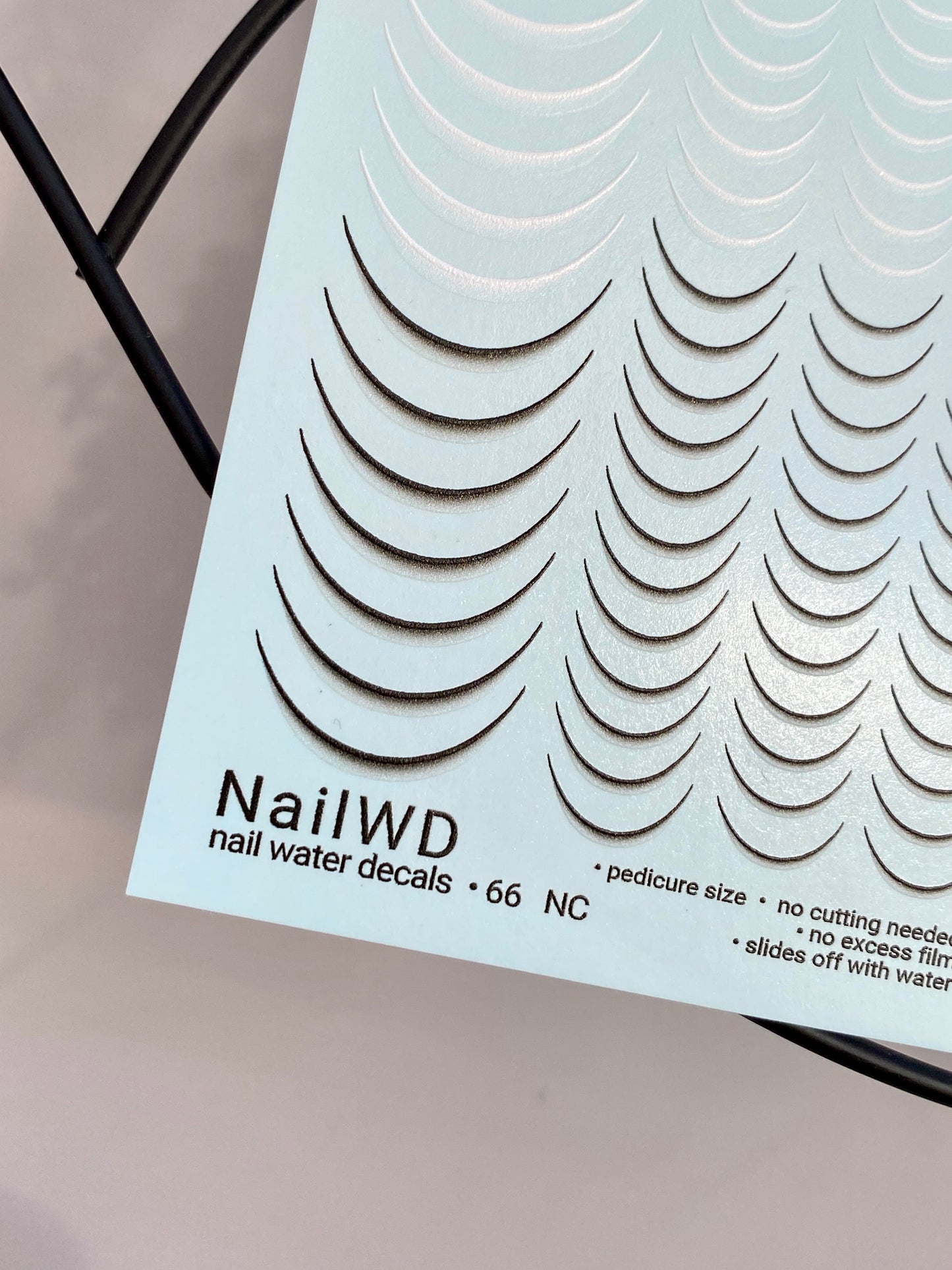 Nail Water Decal 66 NailWD