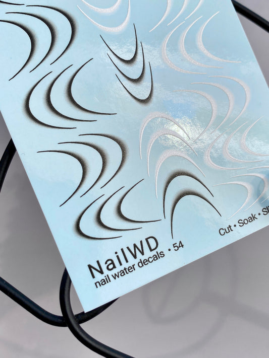 Nail Water Decal 54 NailWD