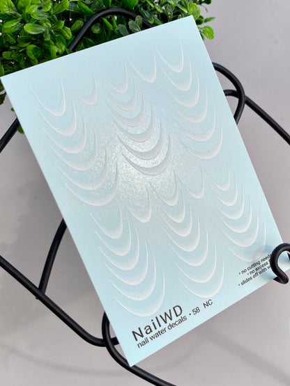 Nail Water Decal 58 NailWD
