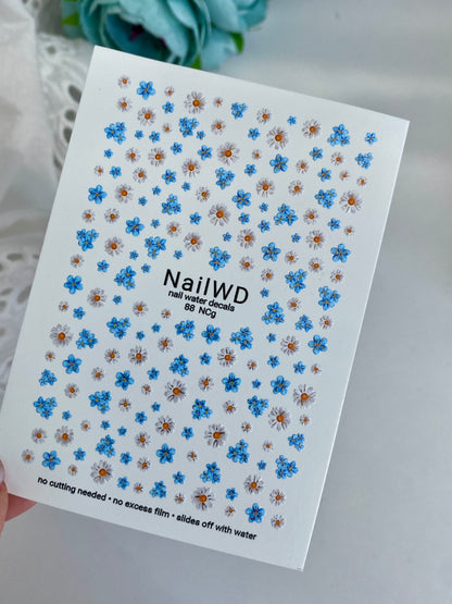 Nail Water Decal 88 NailWD