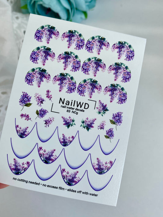 Nail Water Decal 83 NailWD