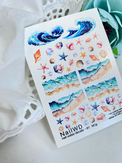 Nail Water Decal 81 NailWD