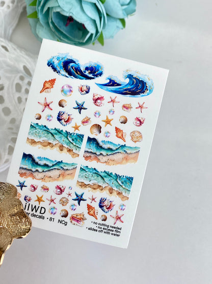 Nail Water Decal 81 NailWD