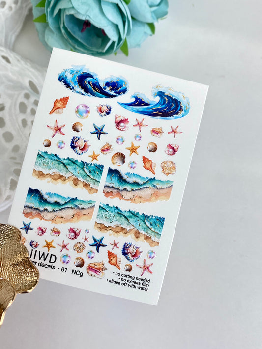 Nail Water Decal 81 NailWD