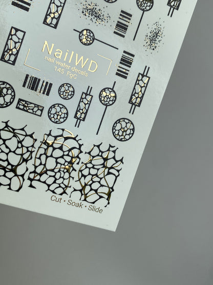 Nail Water Decal 145 NailWD