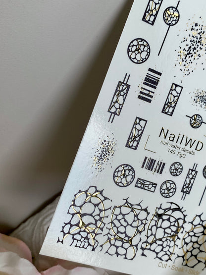 Nail Water Decal 145 NailWD