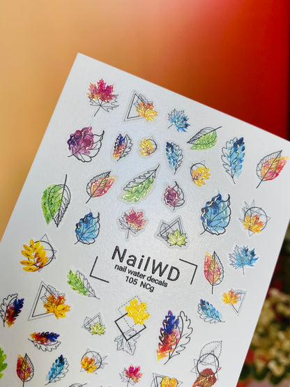 Nail Water Decal 105 NailWD