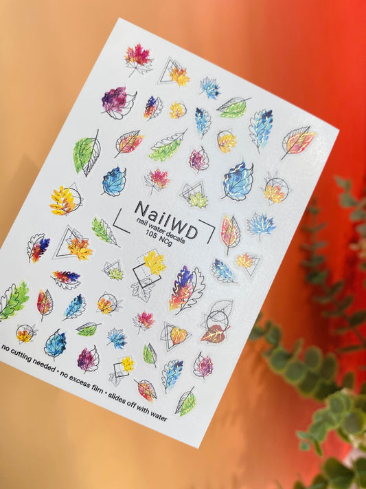 Nail Water Decal 105 NailWD