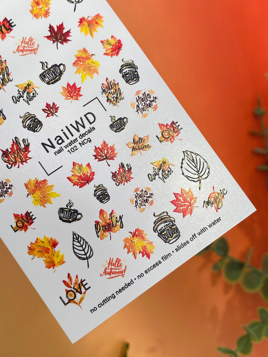 Nail Water Decal 102 NailWD