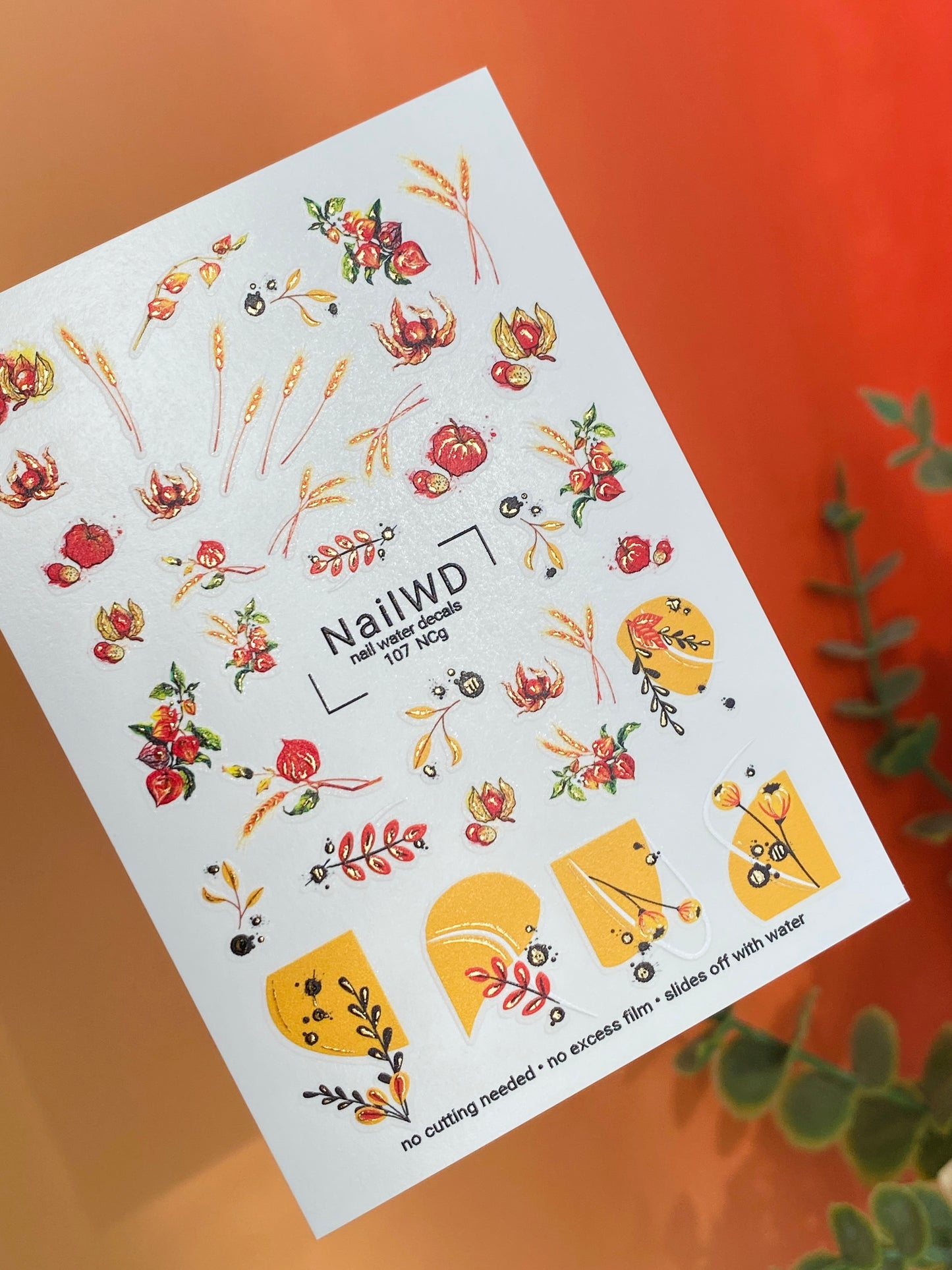 Nail Water Decal 107 NailWD
