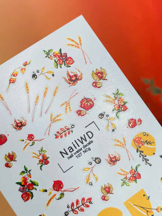Nail Water Decal 107 NailWD