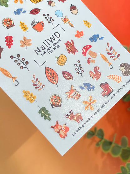 Nail Water Decal 104 NailWD