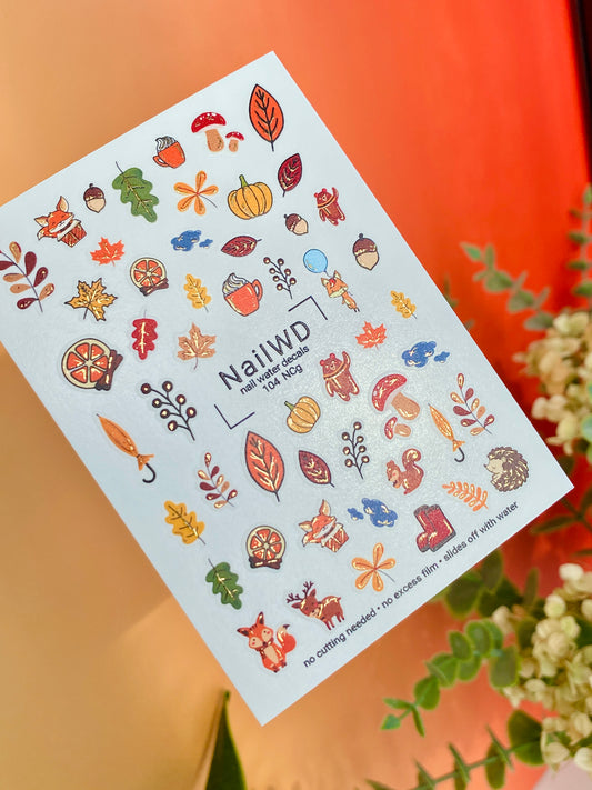Nail Water Decal 104 NailWD
