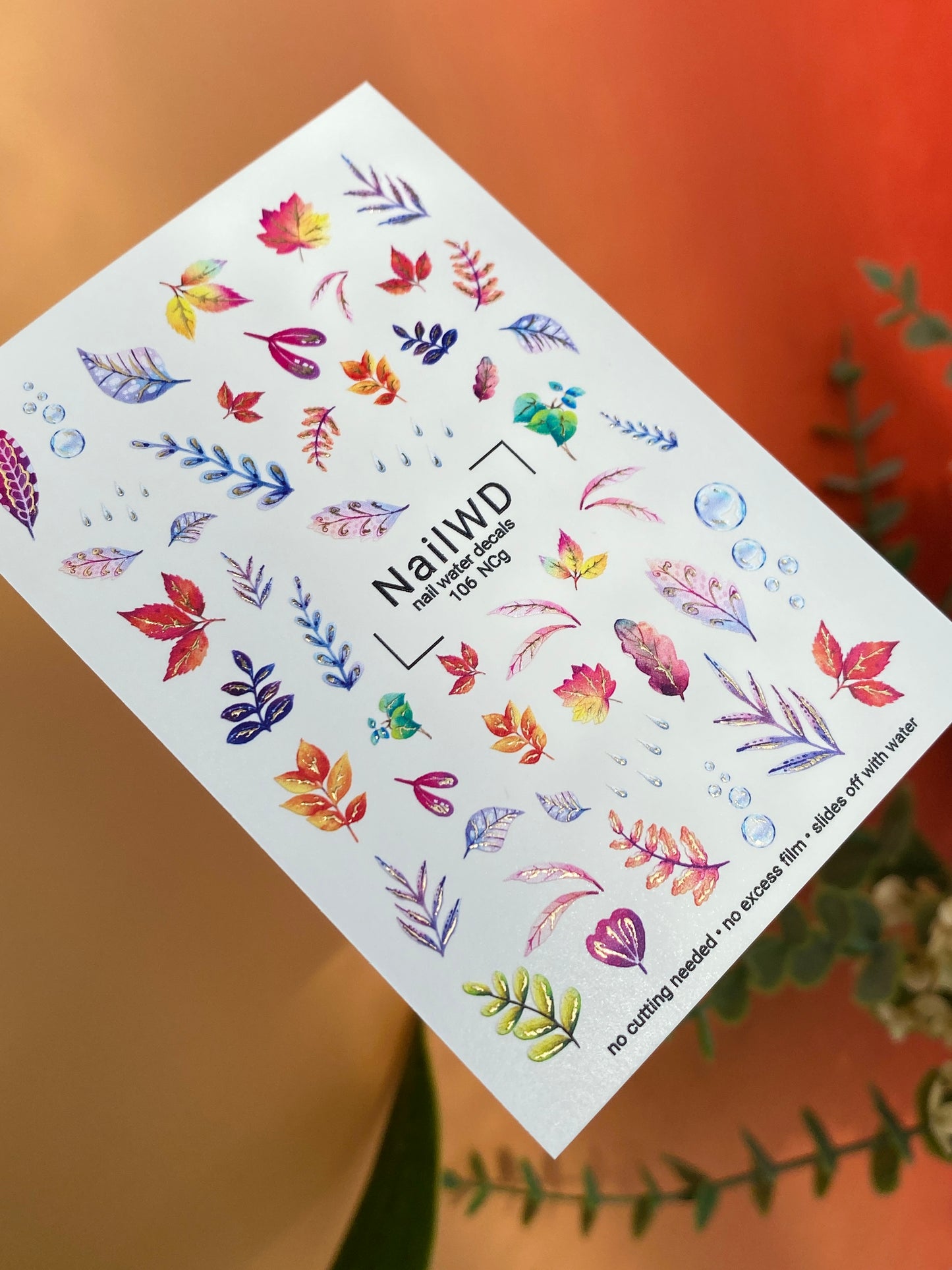 Nail Water Decal 106 NailWD