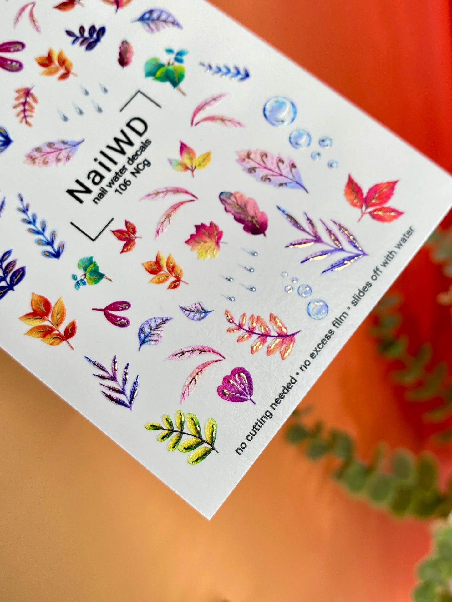 Nail Water Decal 106 NailWD