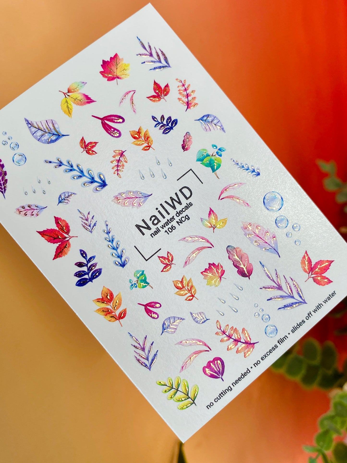 Nail Water Decal 106 NailWD