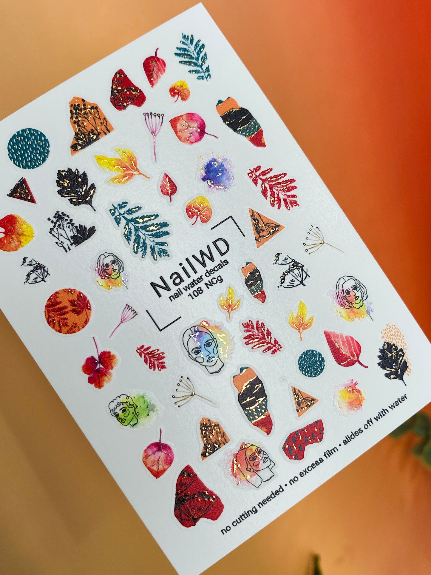 Nail Water Decal 108 NailWD