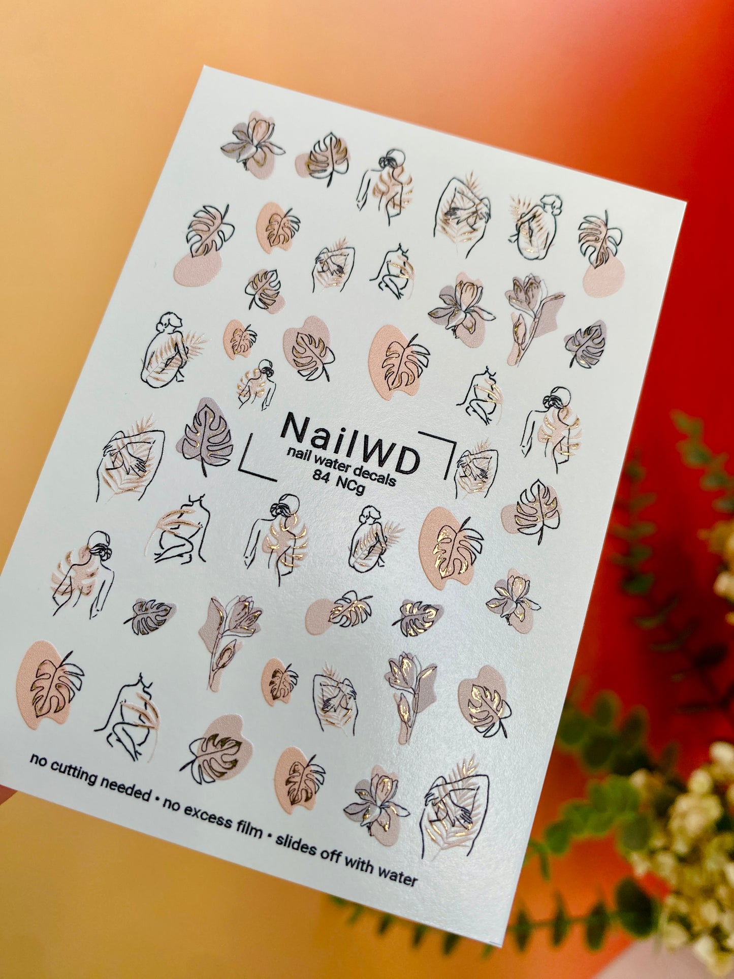 Nail Water Decal 84 NailWD