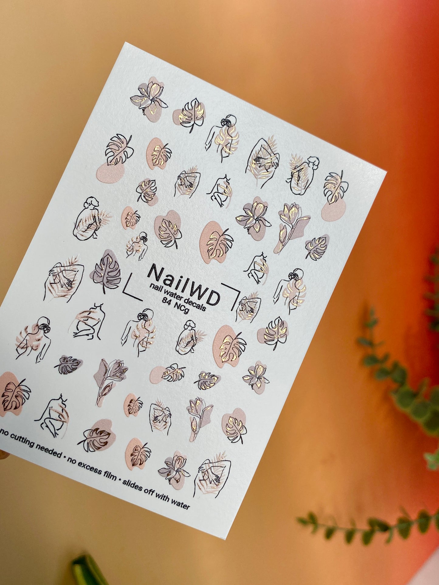 Nail Water Decal 84 NailWD