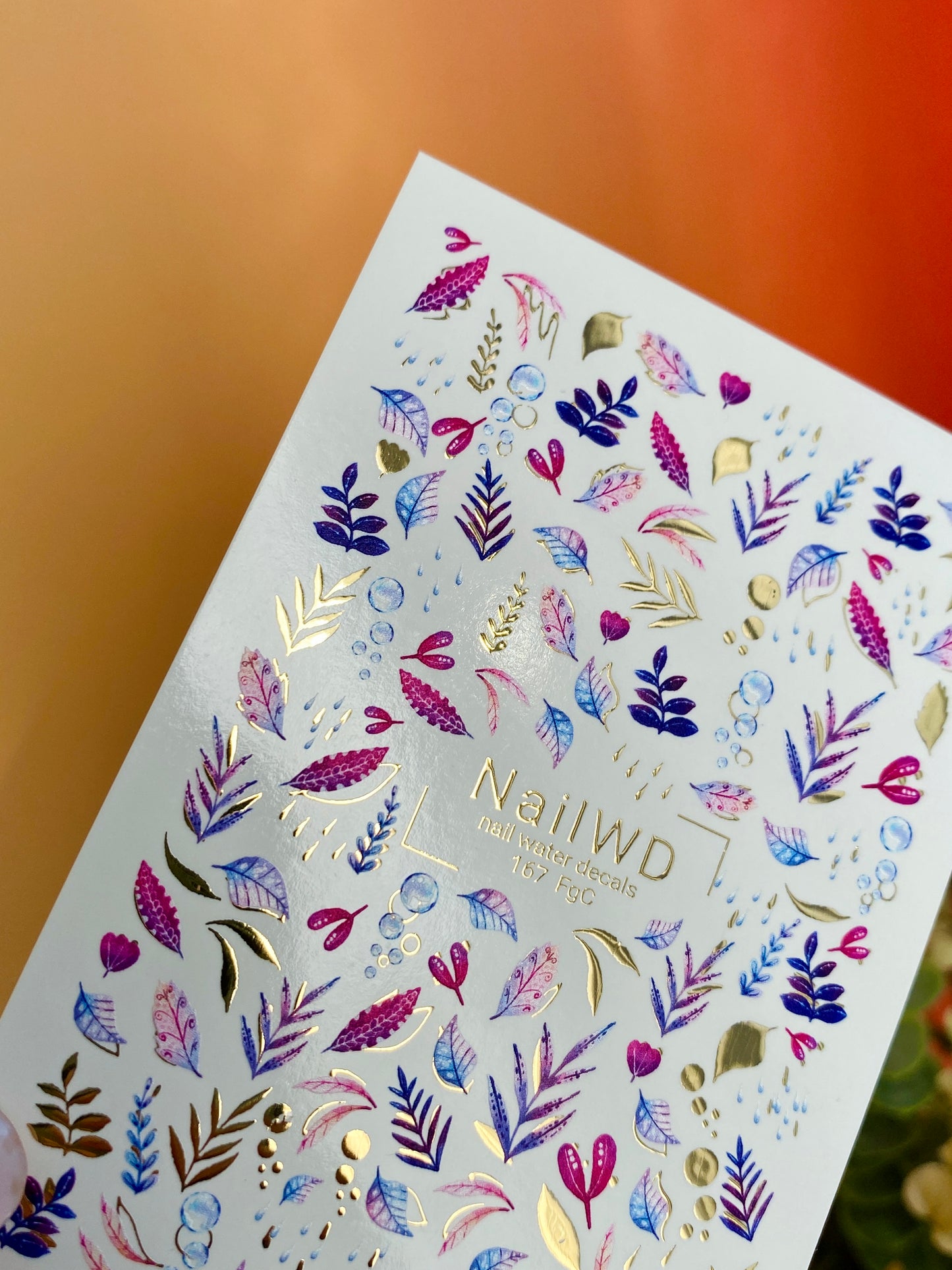Nail Water Decal 167 Nail WD