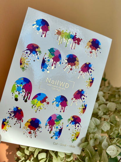 Nail Water Decal 125 NailWD