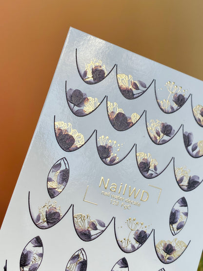 Nail Water Decal 123 NailWD