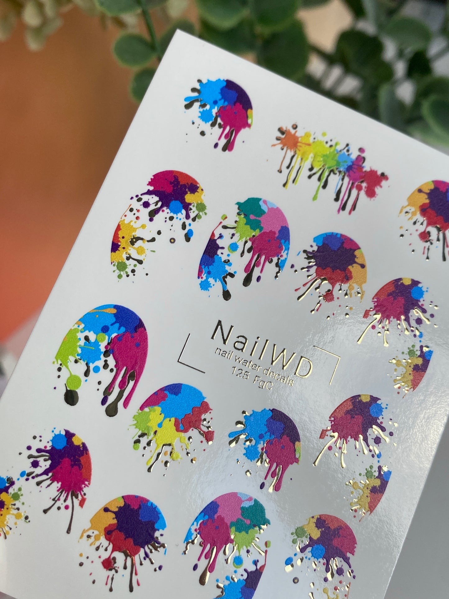 Nail Water Decal 125 NailWD