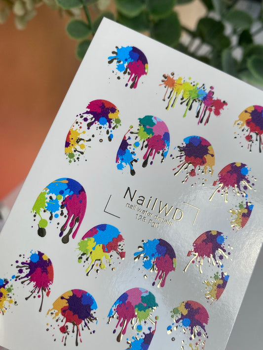 Nail Water Decal 125 NailWD