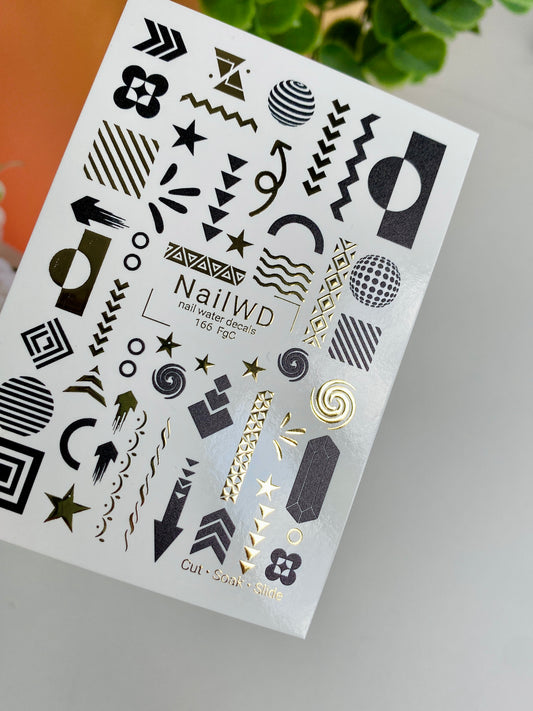 Nail Water Decal 166 Nail WD
