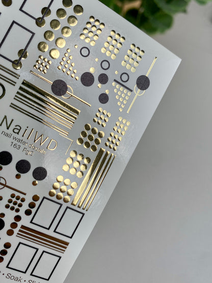 Nail Water Decal 163 Nail WD
