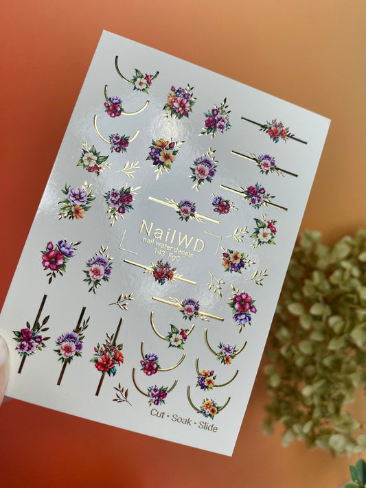Nail Water Decal 143 NailWD