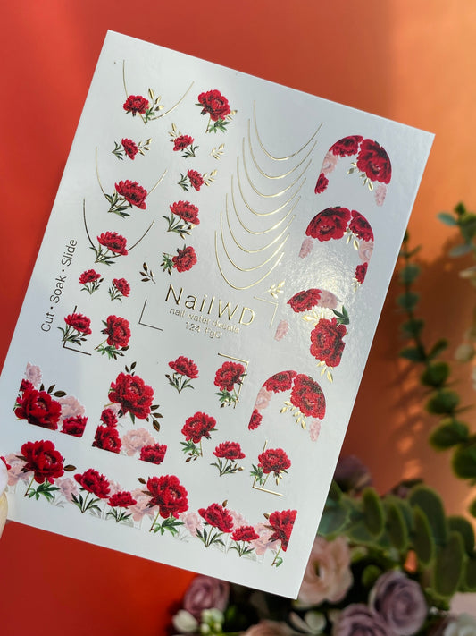 Nail Water Decal 124 NailWD
