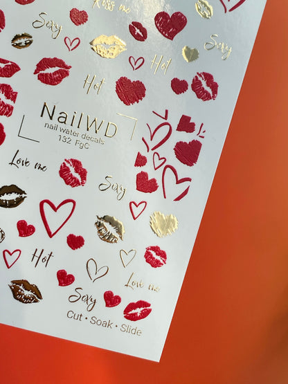 Nail Water Decal 132 NailWD