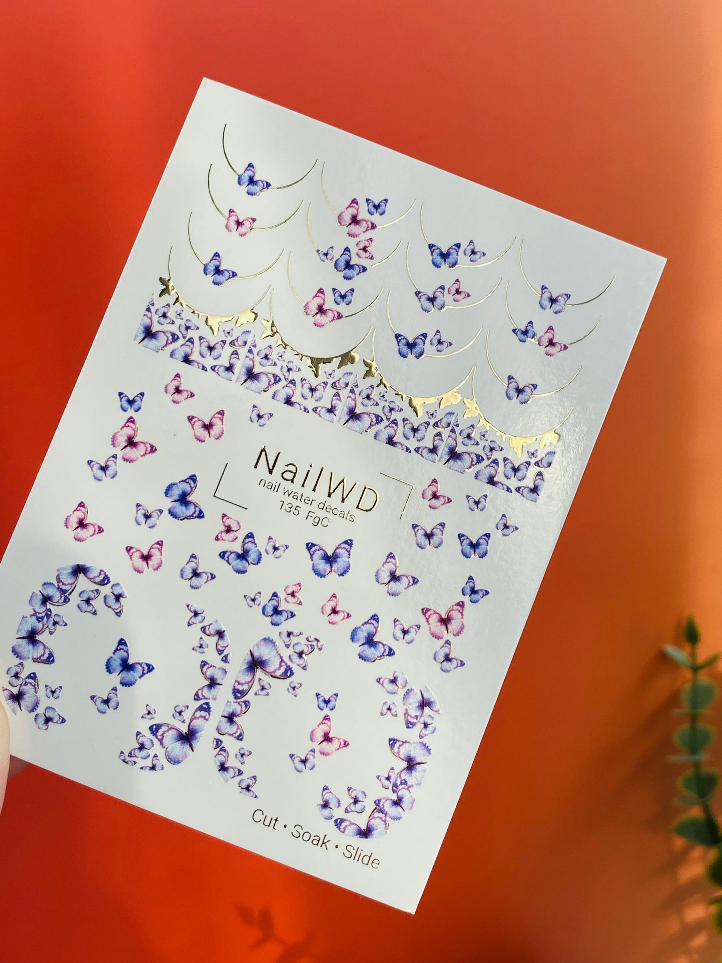 Nail Water Decal 135 NailWD