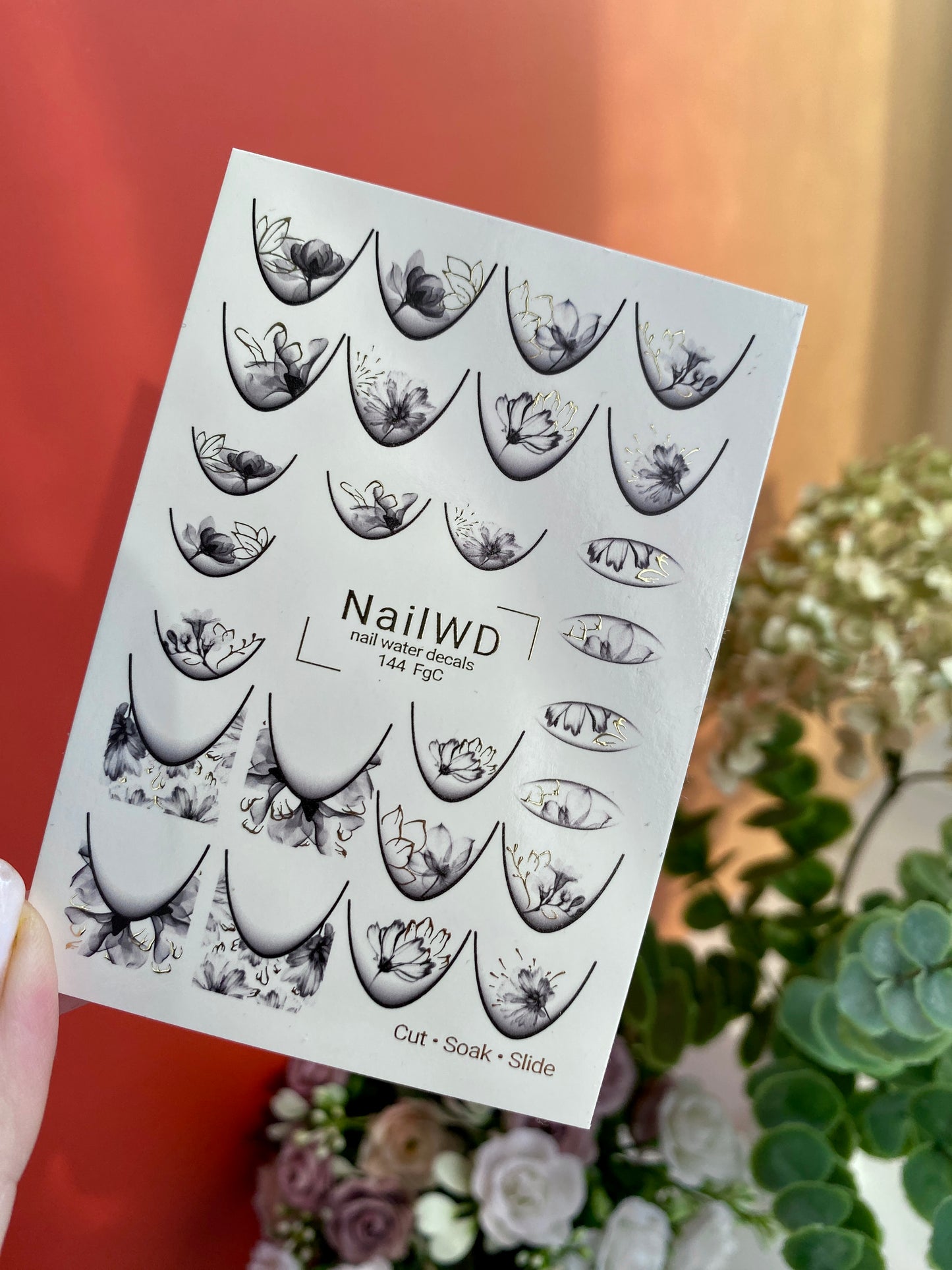 Nail Water Decal 144 NailWD