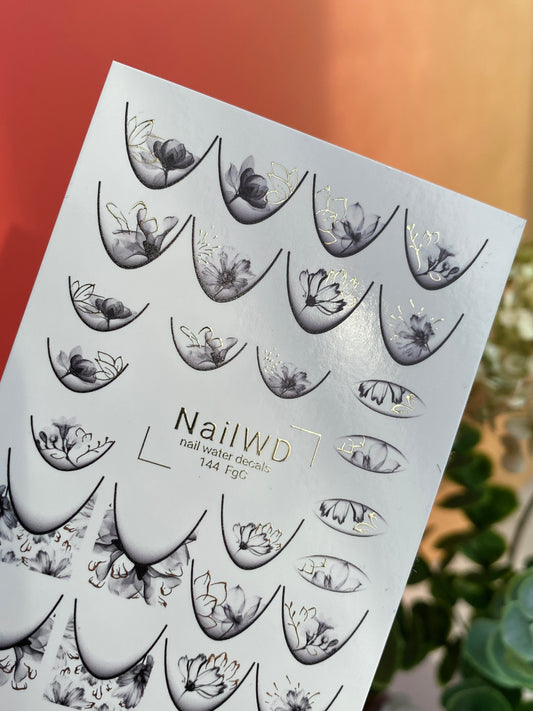 Nail Water Decal 144 NailWD