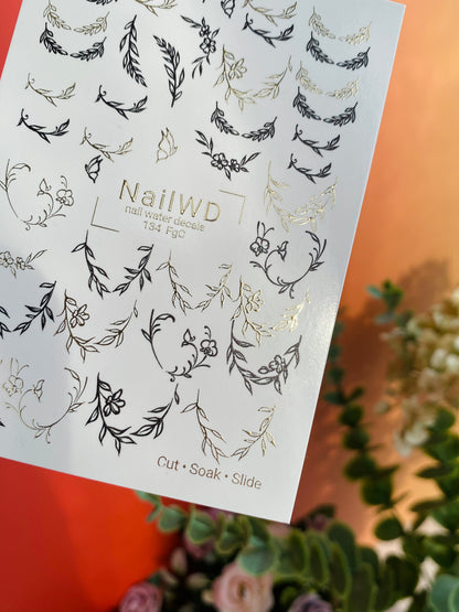 Nail Water Decal 134 NailWD