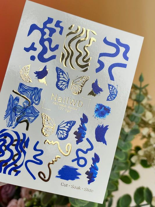 Nail Water Decal 177 Nail WD